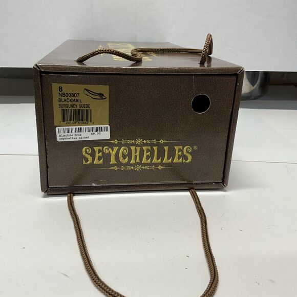 Women’s Seychelles Blackmail Burgundy Suede Kitten Heels, Size 8, Box Inc.‎ - Picture 3 of 13